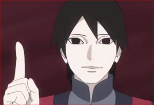 BORUTO56話、真っ黒になって失格です^^